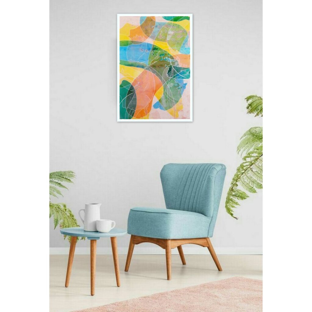 Orange Simple World Art Day Instagram Post