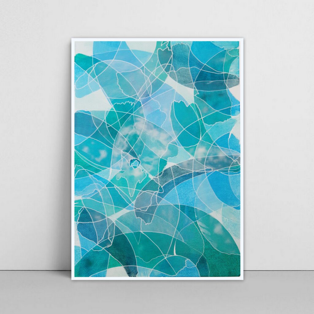 originalartwork_abstraction_modernart_abstract_art_acryl_on_paper_blue_painting_squeegee_999